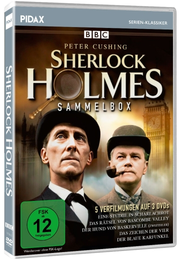 Sherlock Holmes (mit Peter Cushing) - Sammelbox